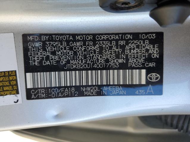 Photo 11 VIN: JTDKB20U140017753 - TOYOTA PRIUS 