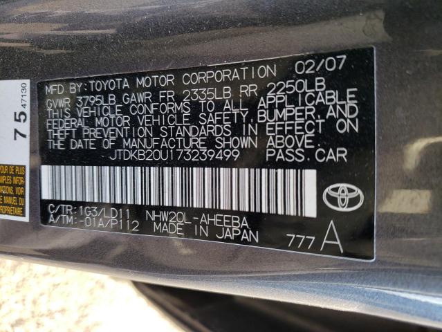 Photo 11 VIN: JTDKB20U173239499 - TOYOTA PRIUS 