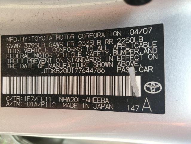 Photo 11 VIN: JTDKB20U177644786 - TOYOTA PRIUS 