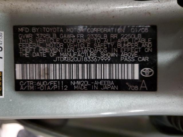 Photo 11 VIN: JTDKB20U183367999 - TOYOTA PRIUS 