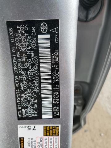 Photo 12 VIN: JTDKB20U183369008 - TOYOTA PRIUS 