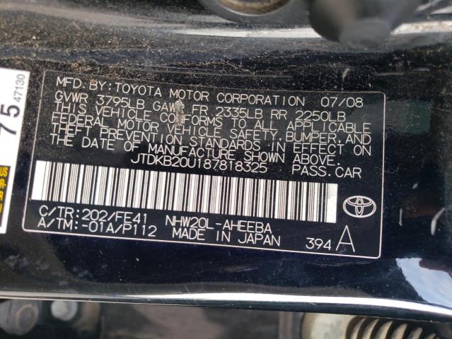 Photo 11 VIN: JTDKB20U187818325 - TOYOTA PRIUS 