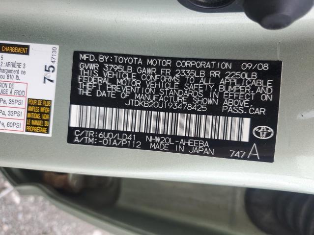 Photo 11 VIN: JTDKB20U193478425 - TOYOTA PRIUS 