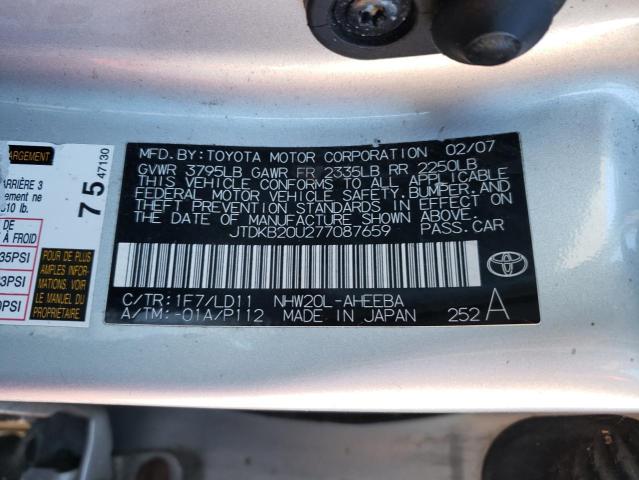 Photo 11 VIN: JTDKB20U277087659 - TOYOTA PRIUS 