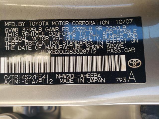 Photo 11 VIN: JTDKB20U283328712 - TOYOTA PRIUS 