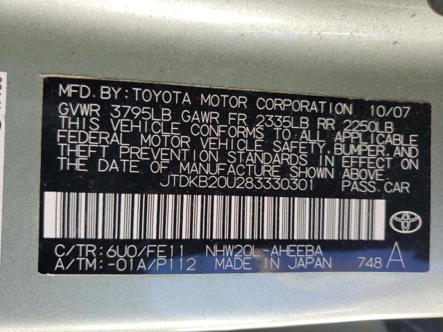 Photo 11 VIN: JTDKB20U283330301 - TOYOTA PRIUS 