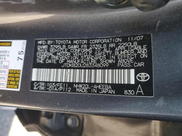 Photo 11 VIN: JTDKB20U283348099 - TOYOTA PRIUS 