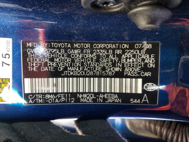 Photo 11 VIN: JTDKB20U287815787 - TOYOTA PRIUS 