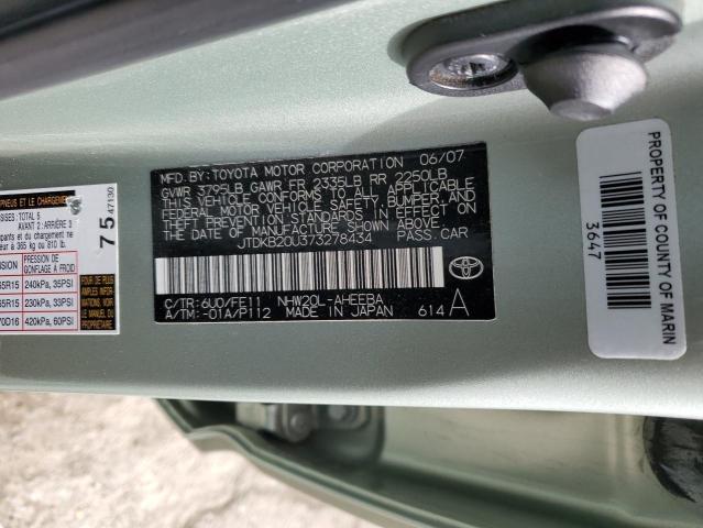 Photo 11 VIN: JTDKB20U373278434 - TOYOTA PRIUS 