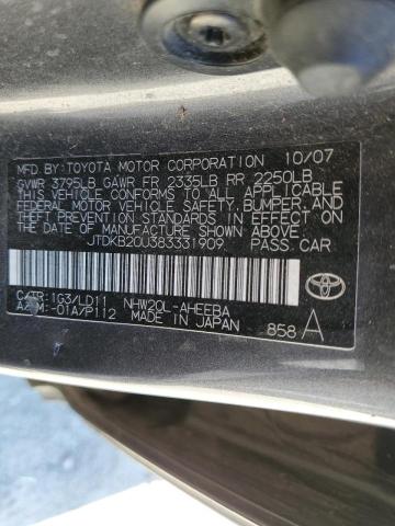 Photo 11 VIN: JTDKB20U383331909 - TOYOTA PRIUS 