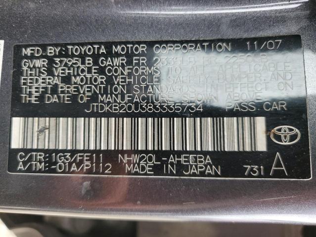 Photo 11 VIN: JTDKB20U383335734 - TOYOTA PRIUS 