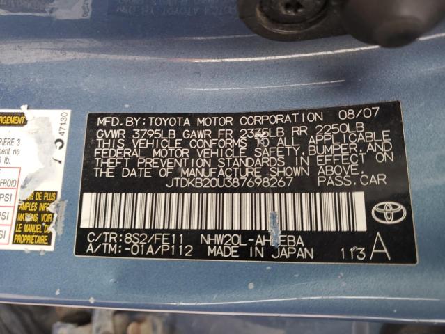 Photo 11 VIN: JTDKB20U387698267 - TOYOTA PRIUS 