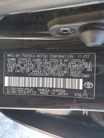 Photo 11 VIN: JTDKB20U387727329 - TOYOTA PRIUS 