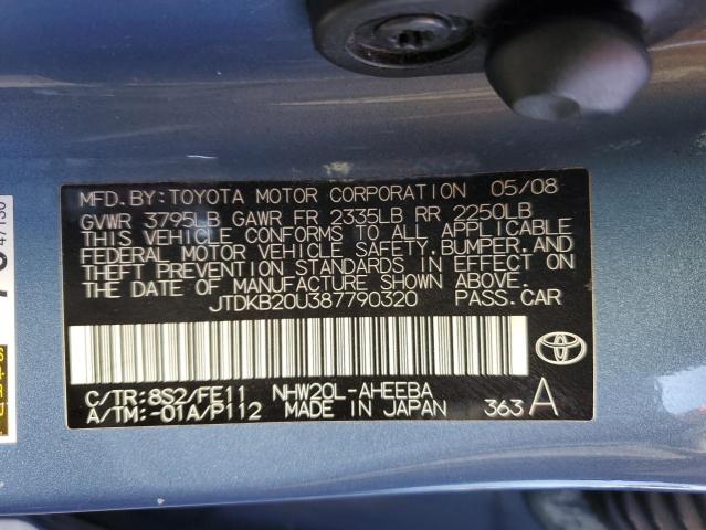 Photo 11 VIN: JTDKB20U387790320 - TOYOTA PRIUS 