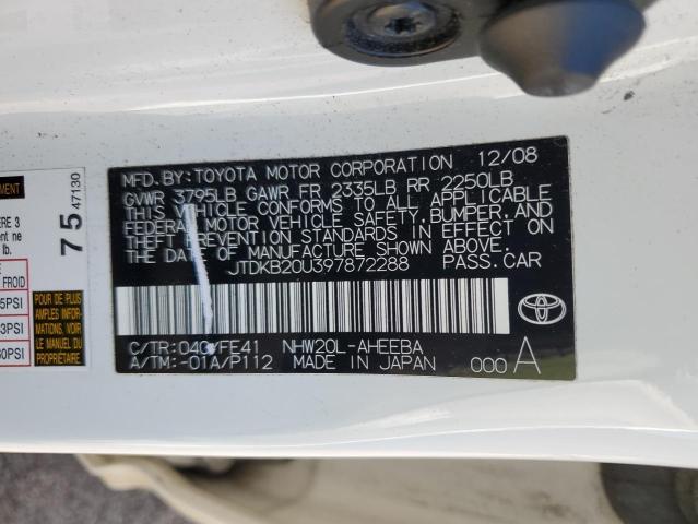 Photo 11 VIN: JTDKB20U397872288 - TOYOTA PRIUS 