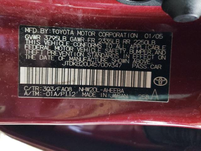 Photo 11 VIN: JTDKB20U457009347 - TOYOTA PRIUS 