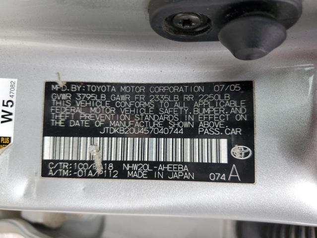 Photo 11 VIN: JTDKB20U457040744 - TOYOTA PRIUS 