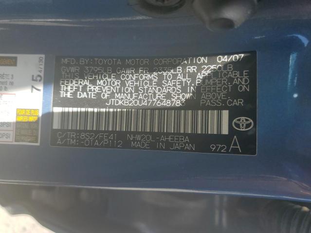 Photo 11 VIN: JTDKB20U477648783 - TOYOTA PRIUS 