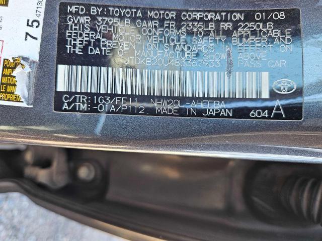 Photo 9 VIN: JTDKB20U483367933 - TOYOTA PRIUS 