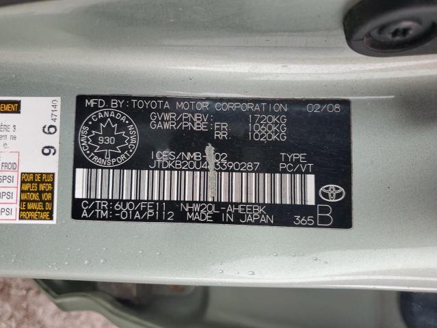 Photo 11 VIN: JTDKB20U483390287 - TOYOTA PRIUS 