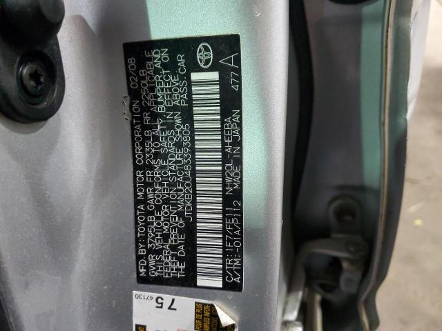 Photo 12 VIN: JTDKB20U483393805 - TOYOTA PRIUS 