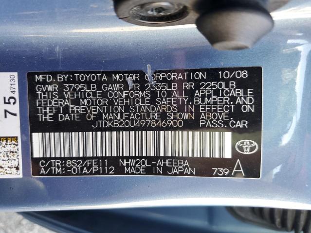 Photo 11 VIN: JTDKB20U497846900 - TOYOTA PRIUS 