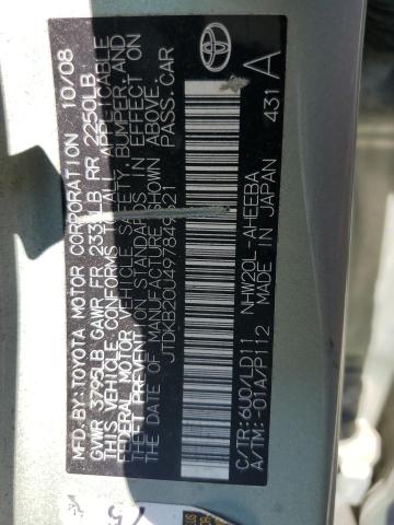 Photo 12 VIN: JTDKB20U497849621 - TOYOTA PRIUS 