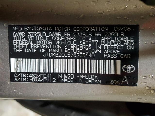 Photo 11 VIN: JTDKB20U573203640 - TOYOTA PRIUS 