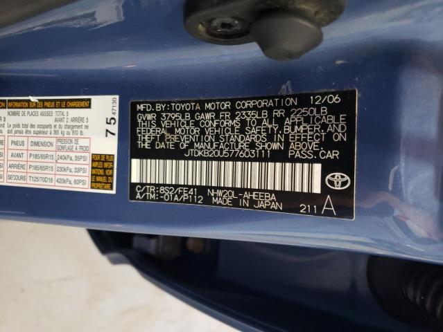 Photo 11 VIN: JTDKB20U577603111 - TOYOTA PRIUS 