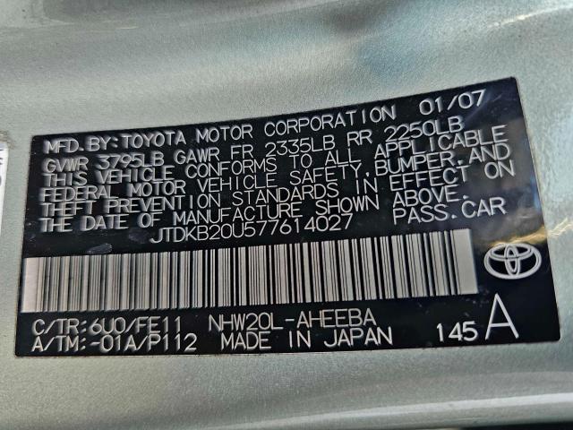 Photo 9 VIN: JTDKB20U577614027 - TOYOTA PRIUS 