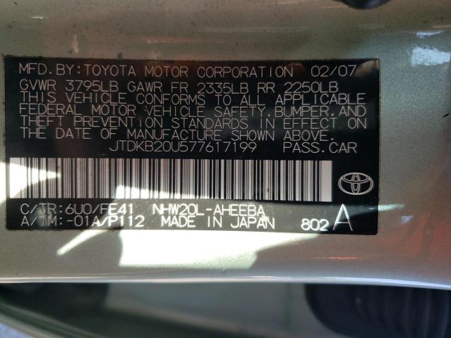 Photo 11 VIN: JTDKB20U577617199 - TOYOTA PRIUS 