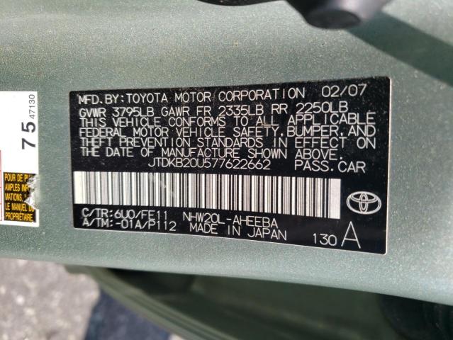 Photo 11 VIN: JTDKB20U577622662 - TOYOTA PRIUS 