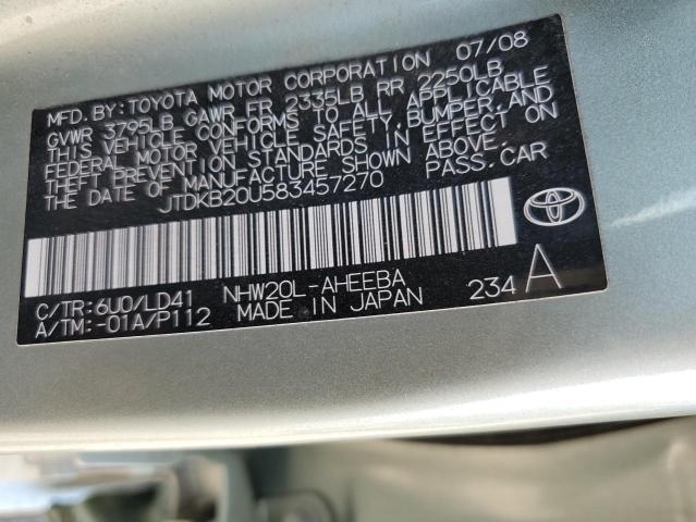 Photo 11 VIN: JTDKB20U583457270 - TOYOTA PRIUS 