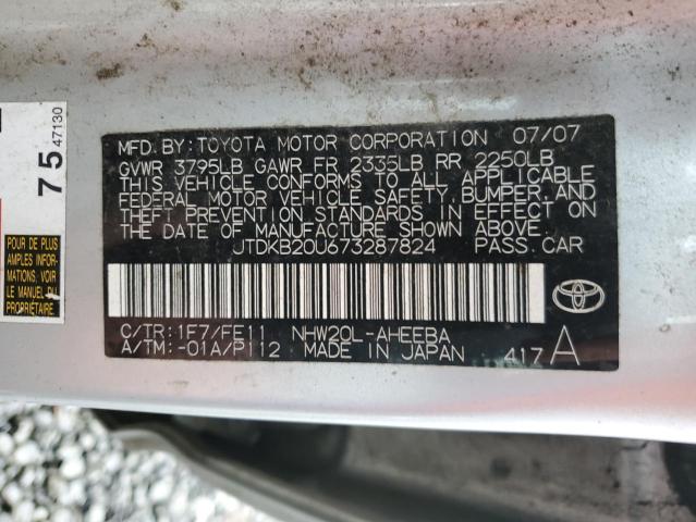 Photo 11 VIN: JTDKB20U673287824 - TOYOTA PRIUS 