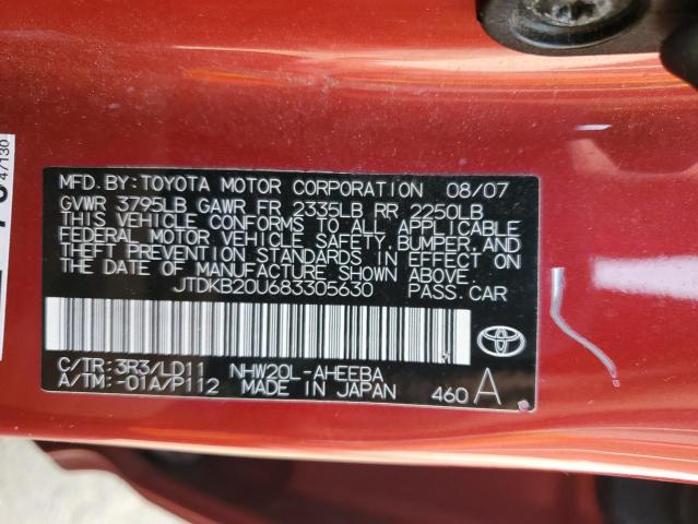 Photo 12 VIN: JTDKB20U683305630 - TOYOTA PRIUS 