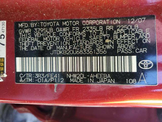 Photo 11 VIN: JTDKB20U683361356 - TOYOTA PRIUS 