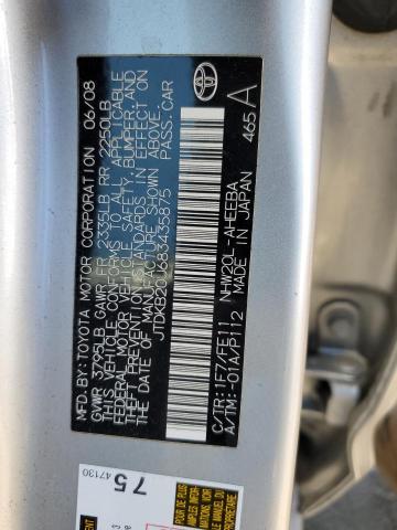 Photo 11 VIN: JTDKB20U683435875 - TOYOTA PRIUS 