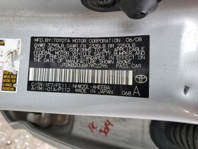 Photo 11 VIN: JTDKB20U687802296 - TOYOTA PRIUS 