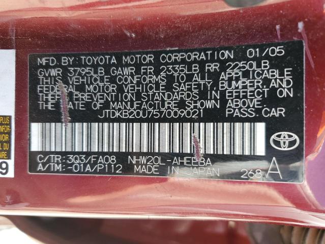 Photo 11 VIN: JTDKB20U757009021 - TOYOTA PRIUS 