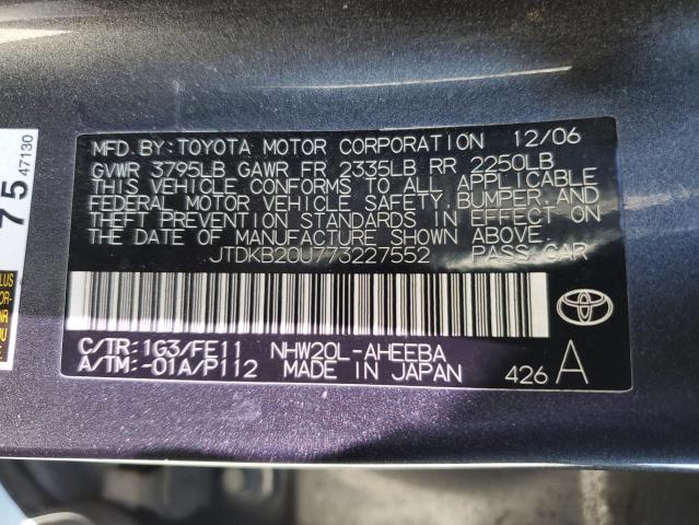 Photo 11 VIN: JTDKB20U773227552 - TOYOTA PRIUS 