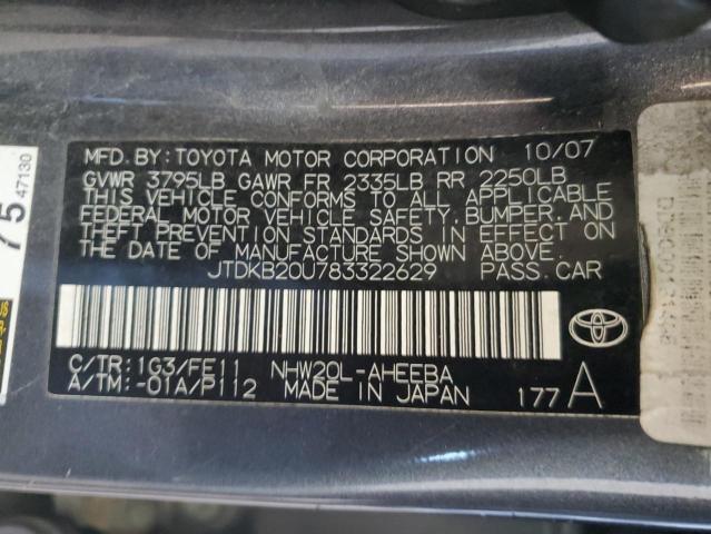 Photo 12 VIN: JTDKB20U783322629 - TOYOTA PRIUS 