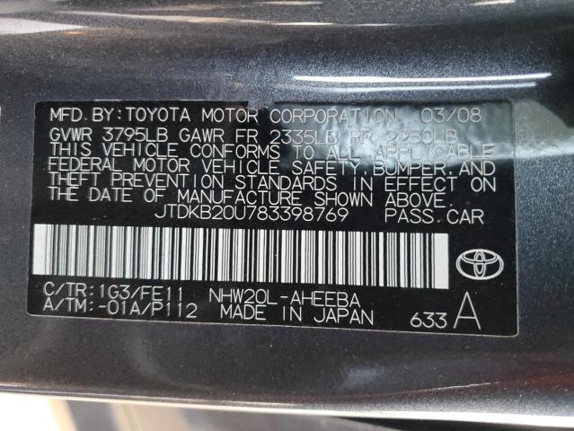 Photo 11 VIN: JTDKB20U783398769 - TOYOTA PRIUS 