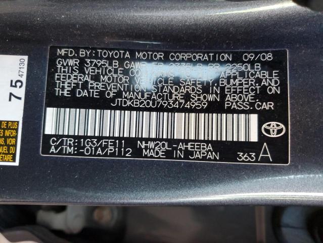 Photo 11 VIN: JTDKB20U793474959 - TOYOTA PRIUS 