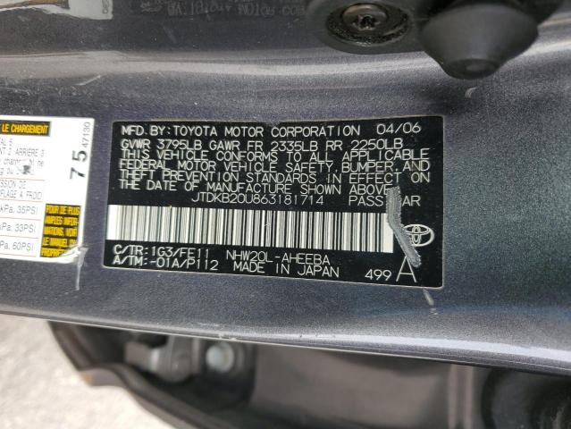 Photo 11 VIN: JTDKB20U863181714 - TOYOTA PRIUS 