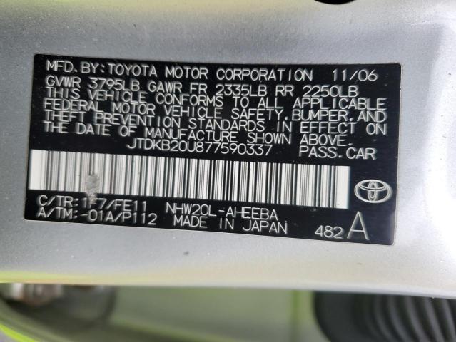 Photo 11 VIN: JTDKB20U877590337 - TOYOTA PRIUS 