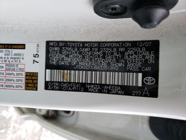 Photo 11 VIN: JTDKB20U883351492 - TOYOTA PRIUS 