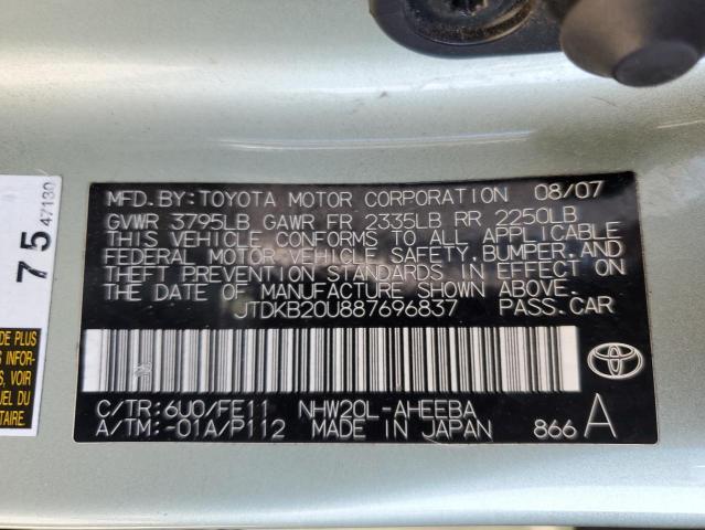 Photo 11 VIN: JTDKB20U887696837 - TOYOTA PRIUS 