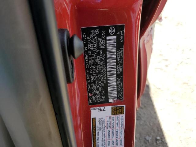 Photo 11 VIN: JTDKB20U887732669 - TOYOTA PRIUS 