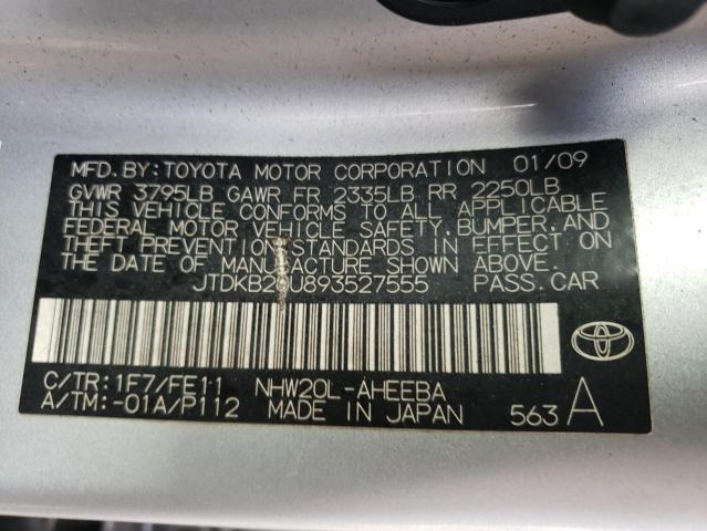 Photo 11 VIN: JTDKB20U893527555 - TOYOTA PRIUS 