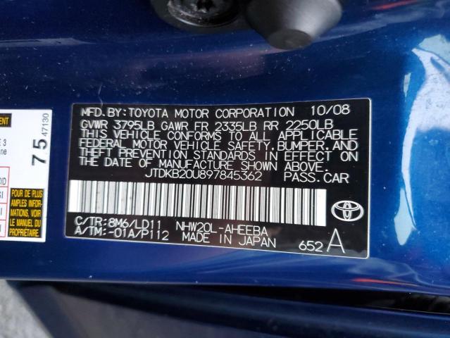 Photo 12 VIN: JTDKB20U897845362 - TOYOTA PRIUS 